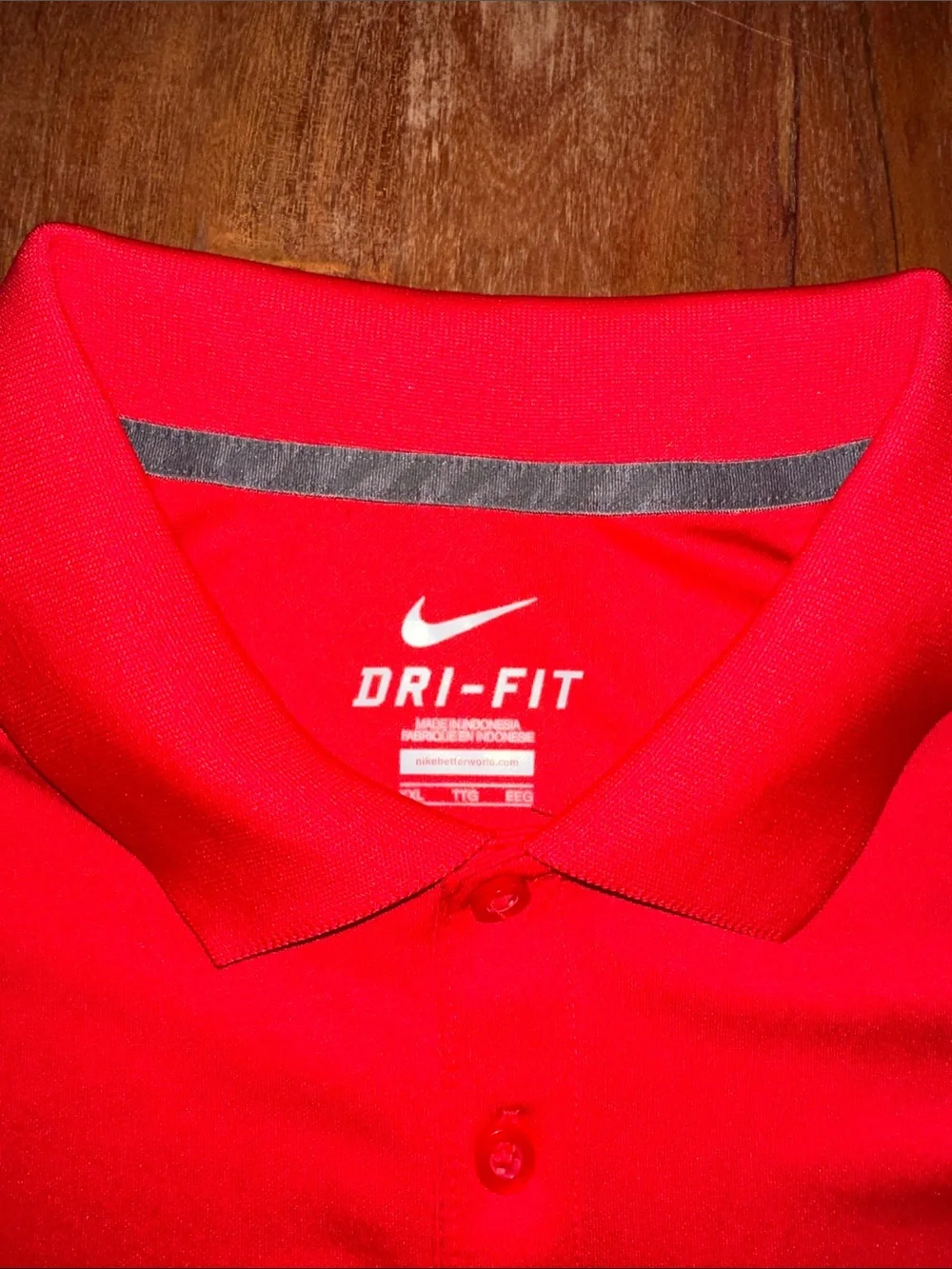 Nike Men's Ole Miss Red Polo Shirt